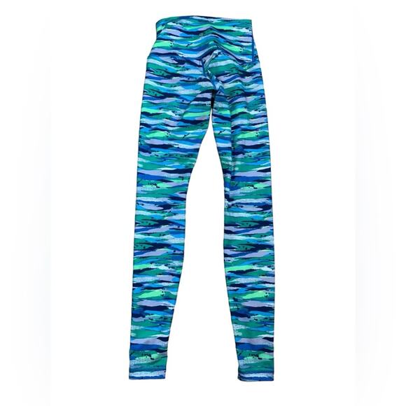 Lululemon size 6 wunder under hi rise seven wonders multi full length leggings - Picture 3 of 7
